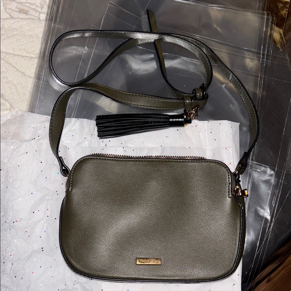 Rachel Zoe Olive Green Crossbody Bag